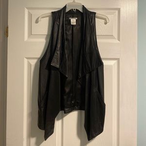 Sarah Pacini Leather Vest